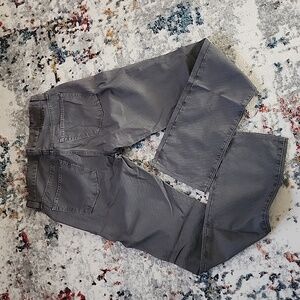 J Brand Grey Herringbone Pants